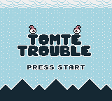 Tomte Trouble — Title screen