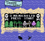Treasure Island Color — Title screen