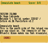Tristam Island — Title screen