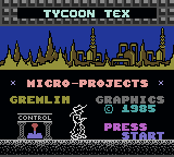 Tycoon Tex — Title screen