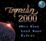 Tyrian 2000 — Title screen