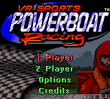 VR Sports - Powerboat Racing — Title screen