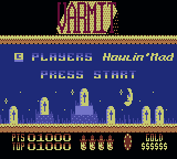 Varmit — Title screen