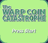 Warp Coin Catastrophe, The — Title screen