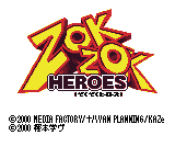 Zok Zok Heroes — Title screen