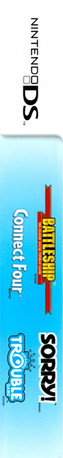 4 Game Pack! - Battleship + Connect Four + Sorry! — Box back