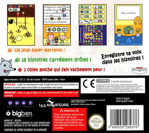 Allez Raconte — Box back