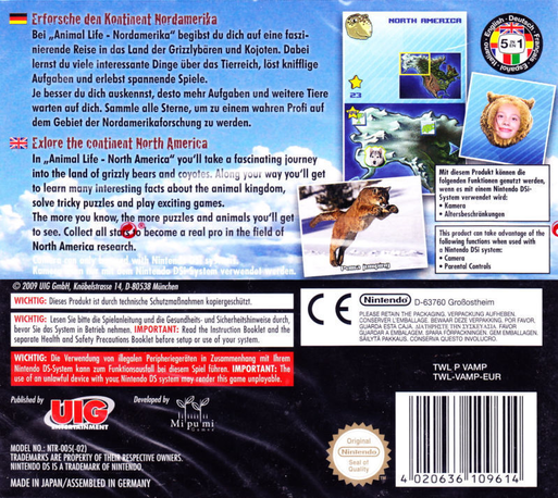 Animal Life - North America — Box back