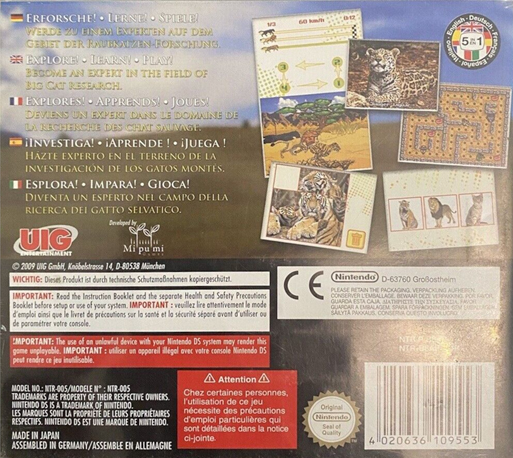 Animal World - Big Cats — Box back
