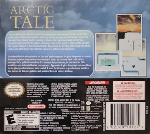 Arctic Tale — Box back
