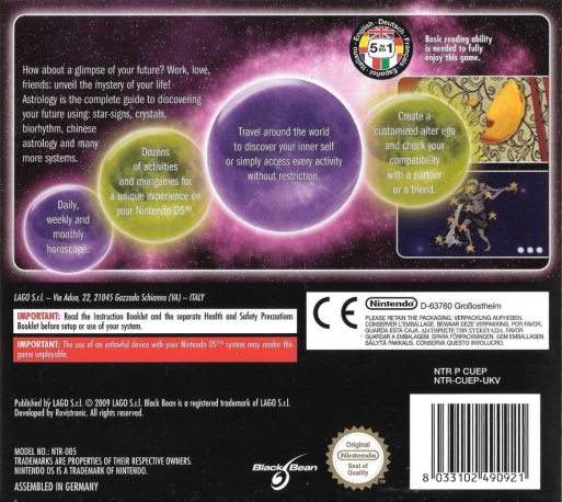Astrology — Box back