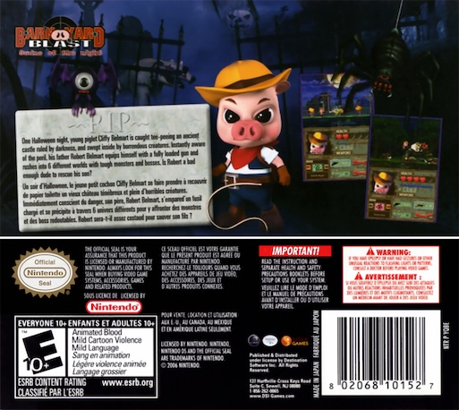 Barnyard Blast : Swine Of The Night — Box back