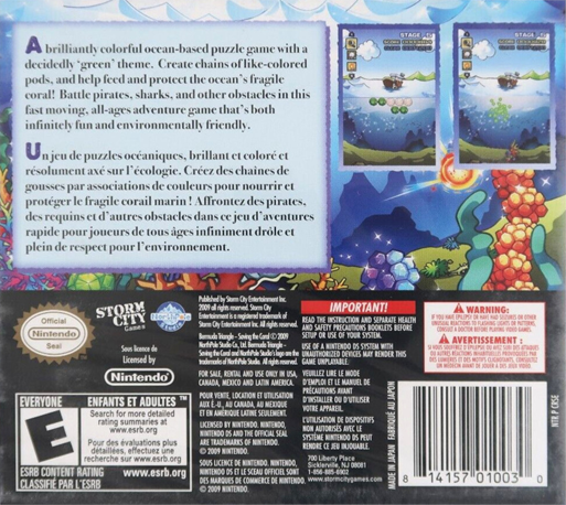 Bermuda Triangle - Saving the Coral — Box back