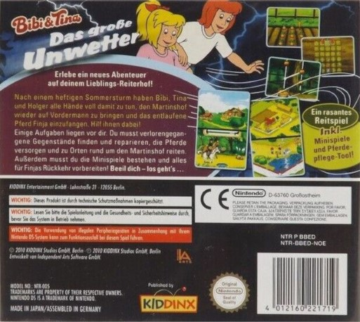 Bibi And Tina - Das Grosse Unwetter — Box back