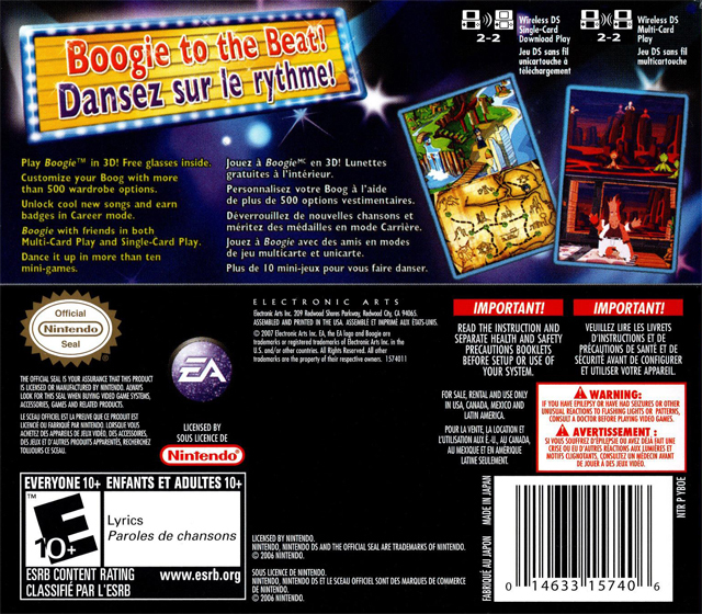 Boogie — Box back