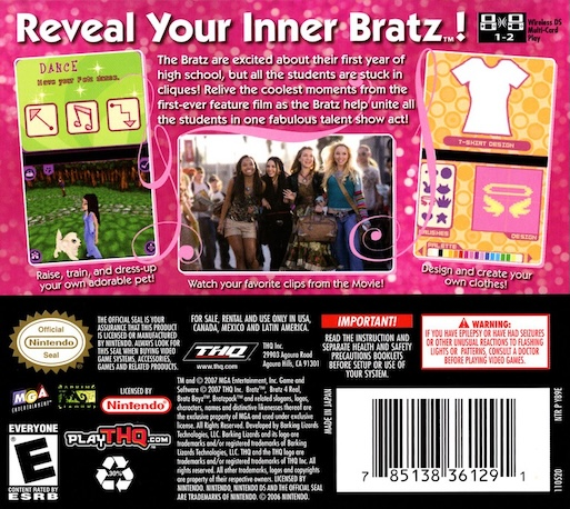 Bratz - 4 Real — Box back