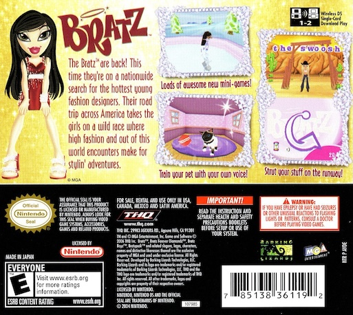 Bratz : Forever Diamondz — Box back