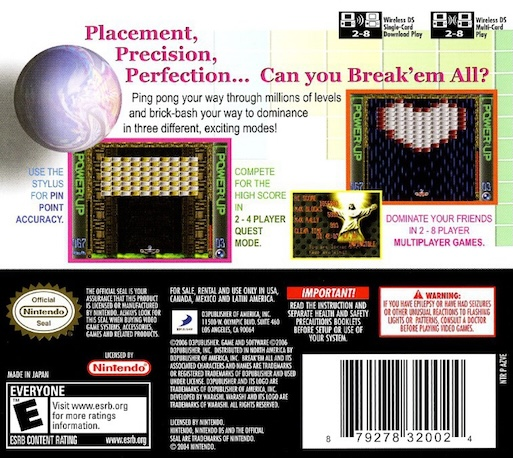 Break 'Em All — Box back