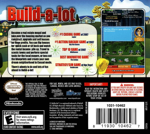 Build-A-Lot — Box back