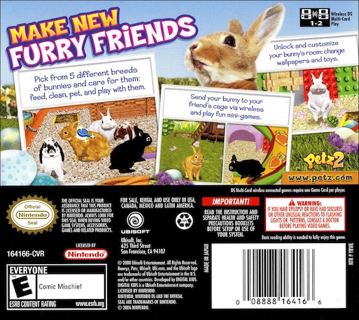 Bunnyz — Box back