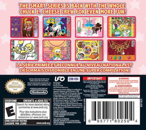 Chuck E. Cheese's Playhouse — Box back