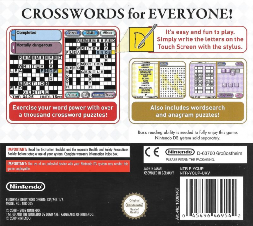 CrossworDS — Box back