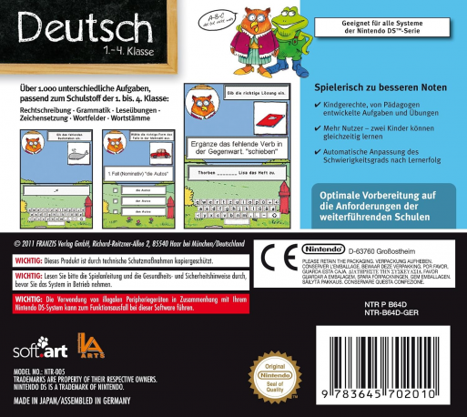 Deutsch 2012: 1.-4. Klasse — Box back