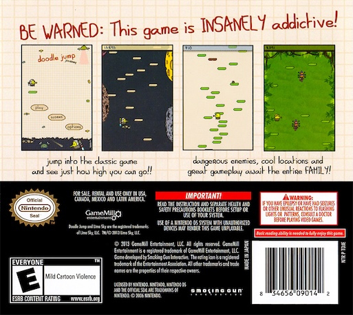 Doodle Jump Journey — Box back