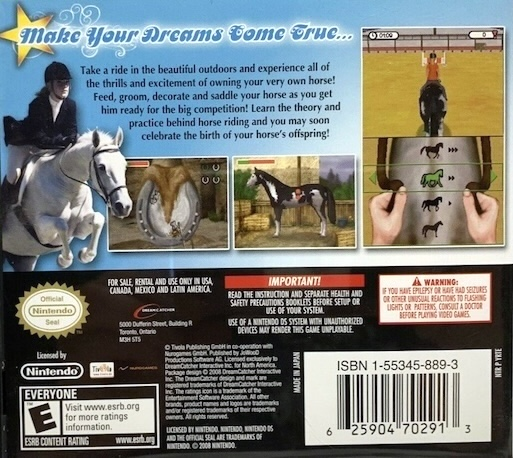 Dreamer Series - Horse Trainer — Box back