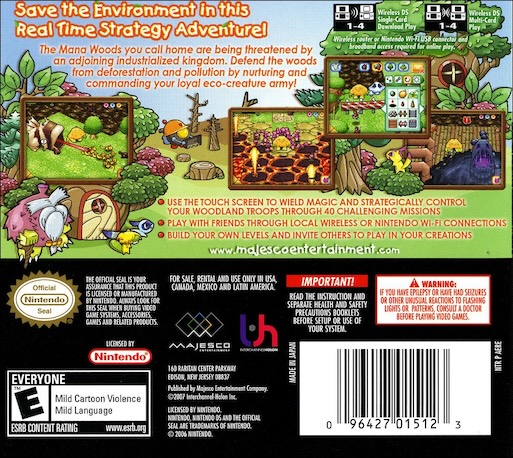 Eco-Creatures: Save the Forest — Box back