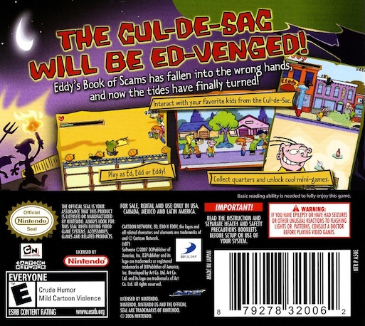 Ed Edd'n Eddy : Scam of the Century — Box back