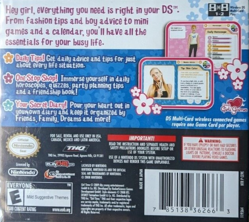 Element Girls: Style your Life! — Box back