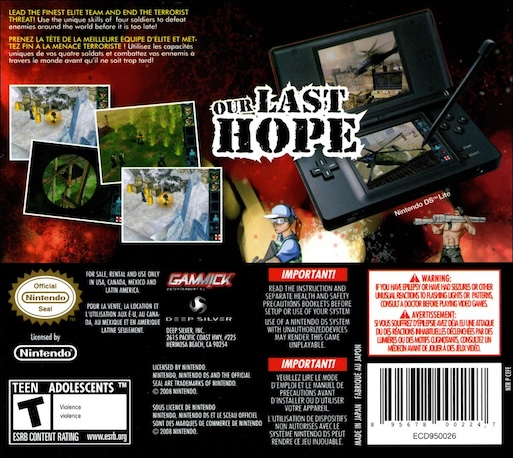 Elite Forces: Unit 77 — Box back