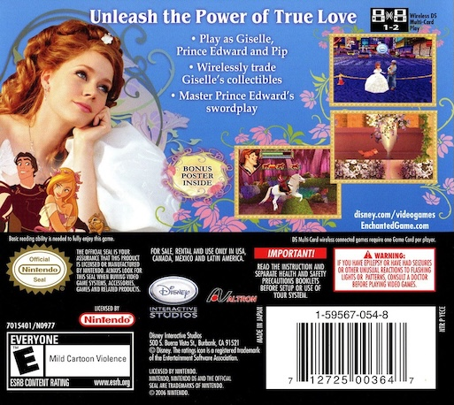 Enchanted — Box back