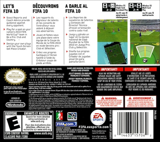 FIFA 10 — Box back