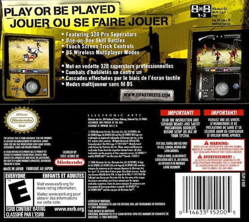FIFA Street 2 — Box back