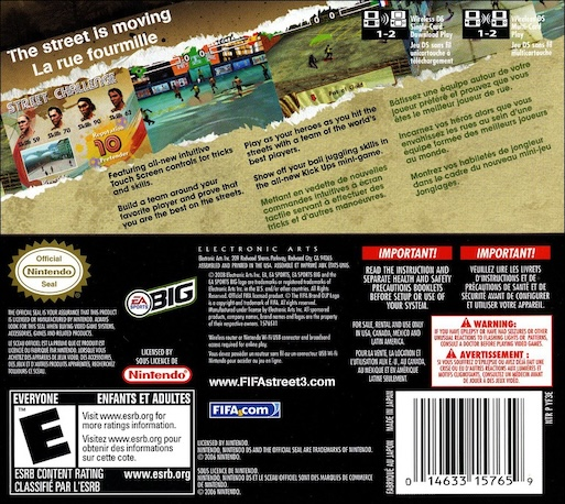 FIFA Street 3 — Box back