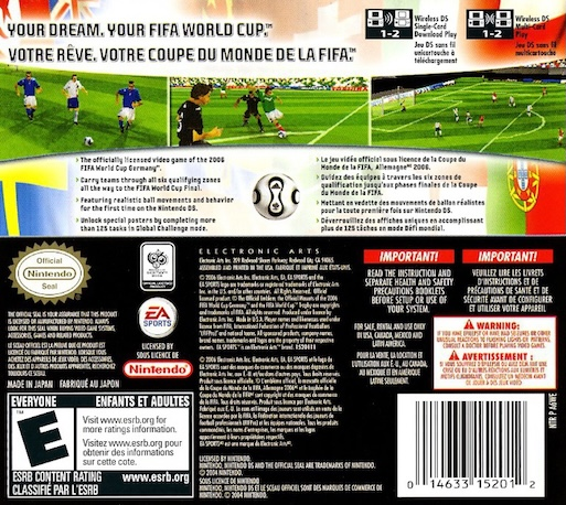 FIFA World Cup : Germany 2006 — Box back
