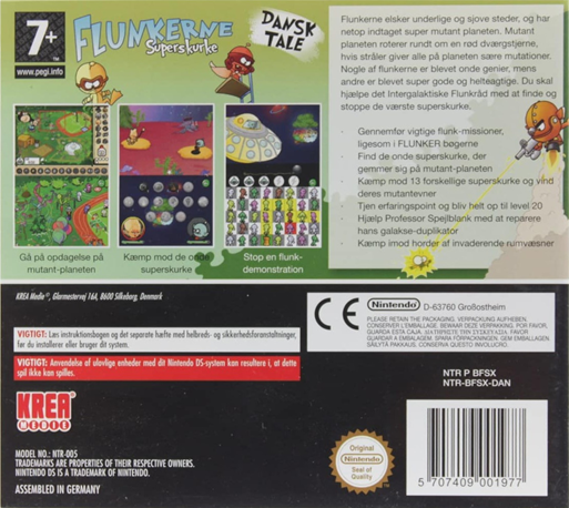 Flunkerne - Superskurke — Box back