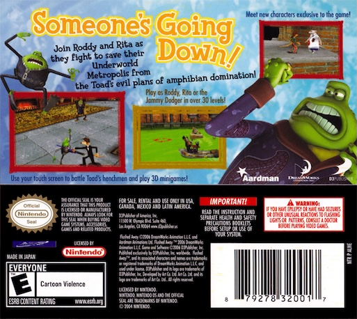 Flushed Away — Box back