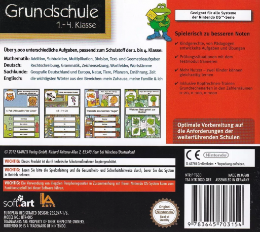 Grundschule 2013: 1.-4. Klasse — Box back