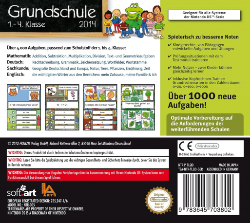 Grundschule 2014: 1.-4. Klasse — Box back
