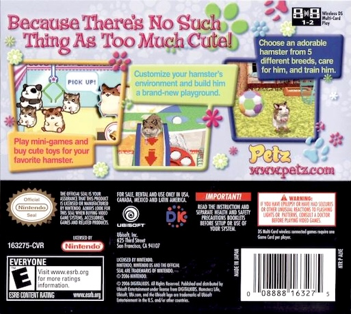 Hamsterz — Box back