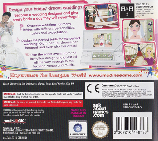 Imagine - Dream Weddings — Box back