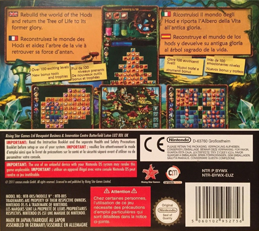Jewel Legends : Tree of Life — Box back