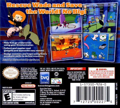 Kim Possible - Kimmunicator — Box back
