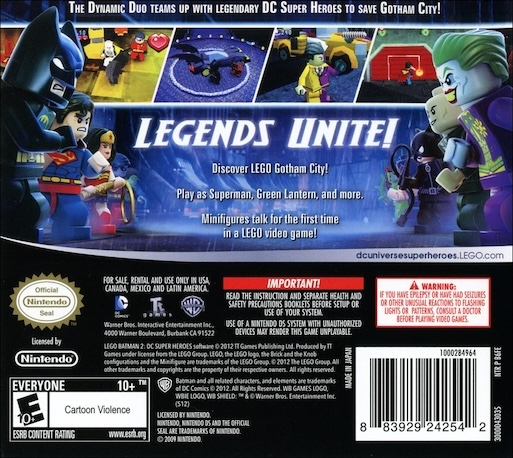 LEGO Batman 2 - DC Super Heroes — Box back