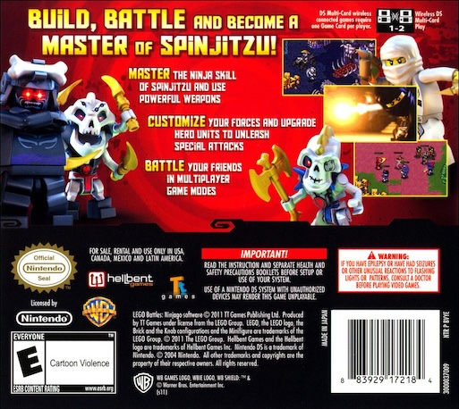 LEGO Battles - Ninjago — Box back