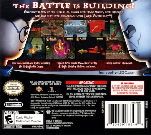 LEGO Harry Potter - Years 5-7 — Box back