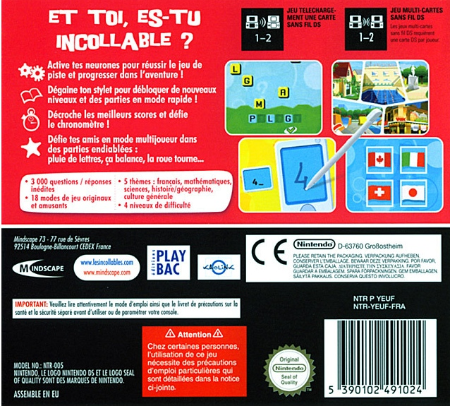 Les Incollables CE1-CE2 — Box back